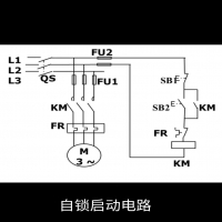 电工启动控制电路入门,电工启动停止按钮怎么接线